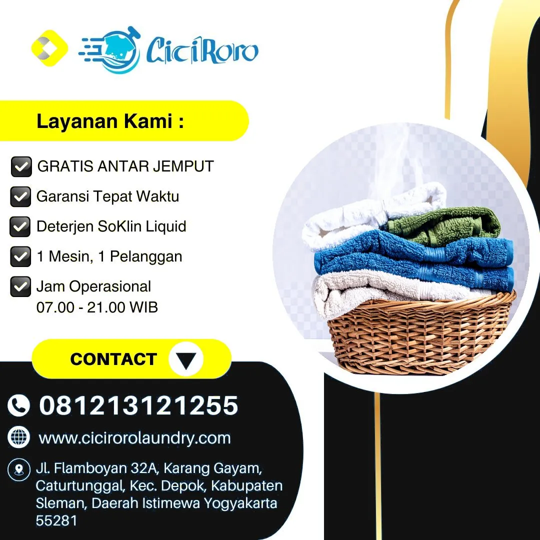Ciciroro Laundry Dry Cleaning Yogyakarta