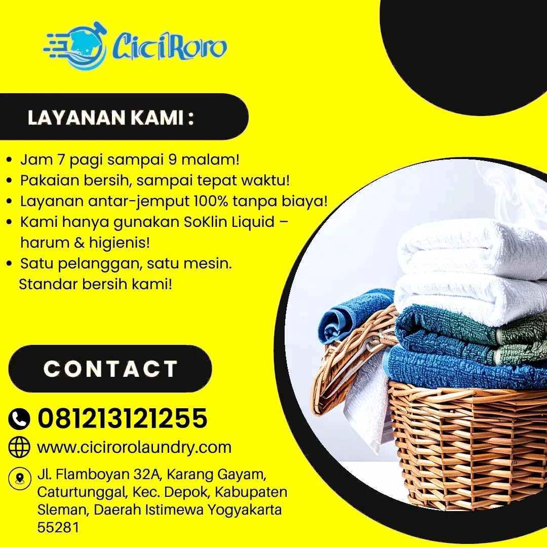 Cuci Jaket Musim Hujan Jogja