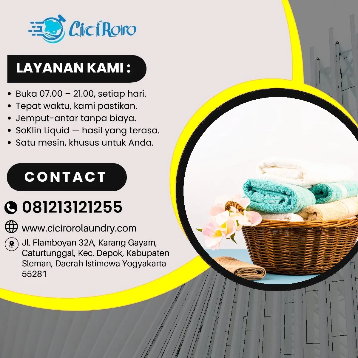 Cuci Pakaian Outdoor Yogyakarta