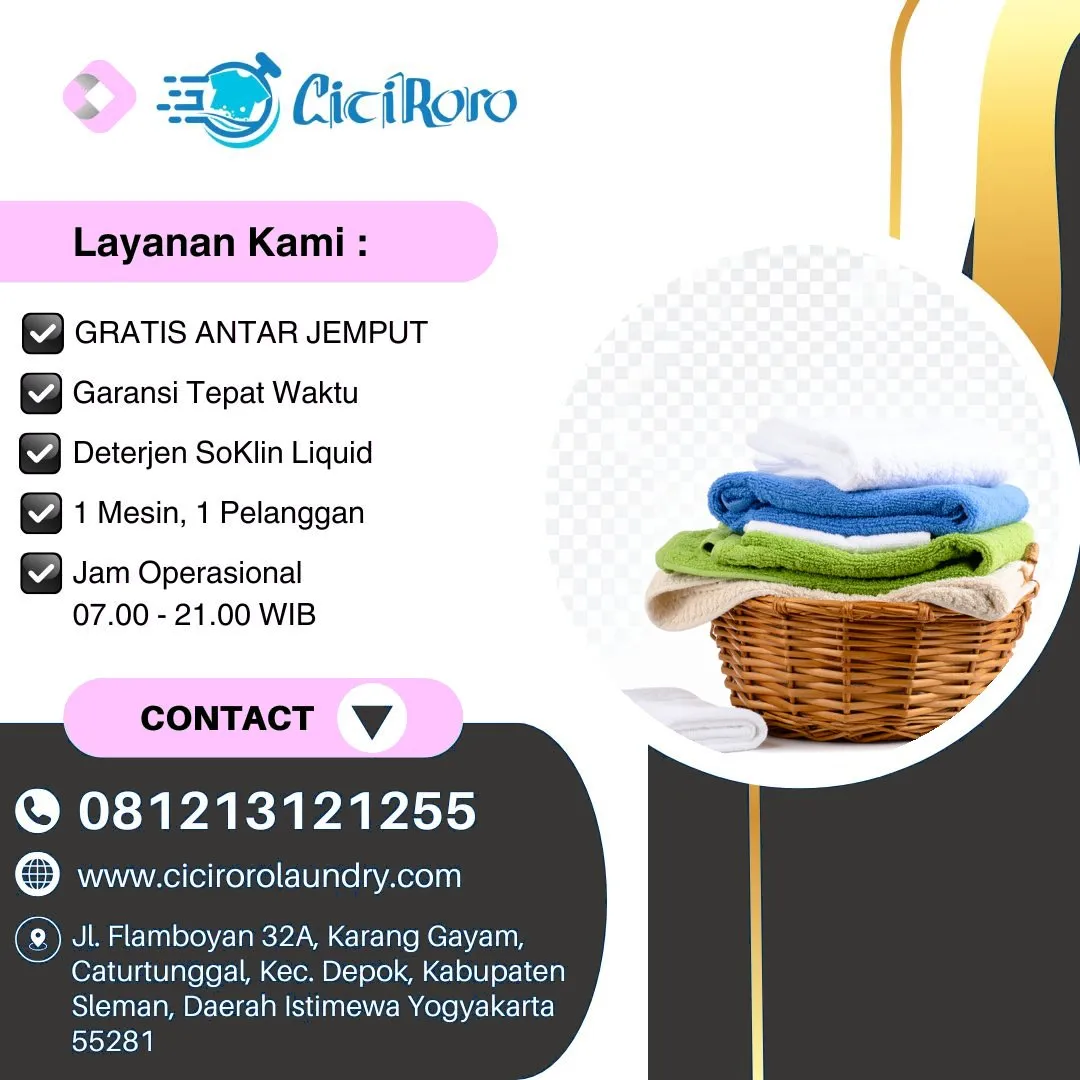 Jasa Laundry 2 Jam Selesai Yogyakarta