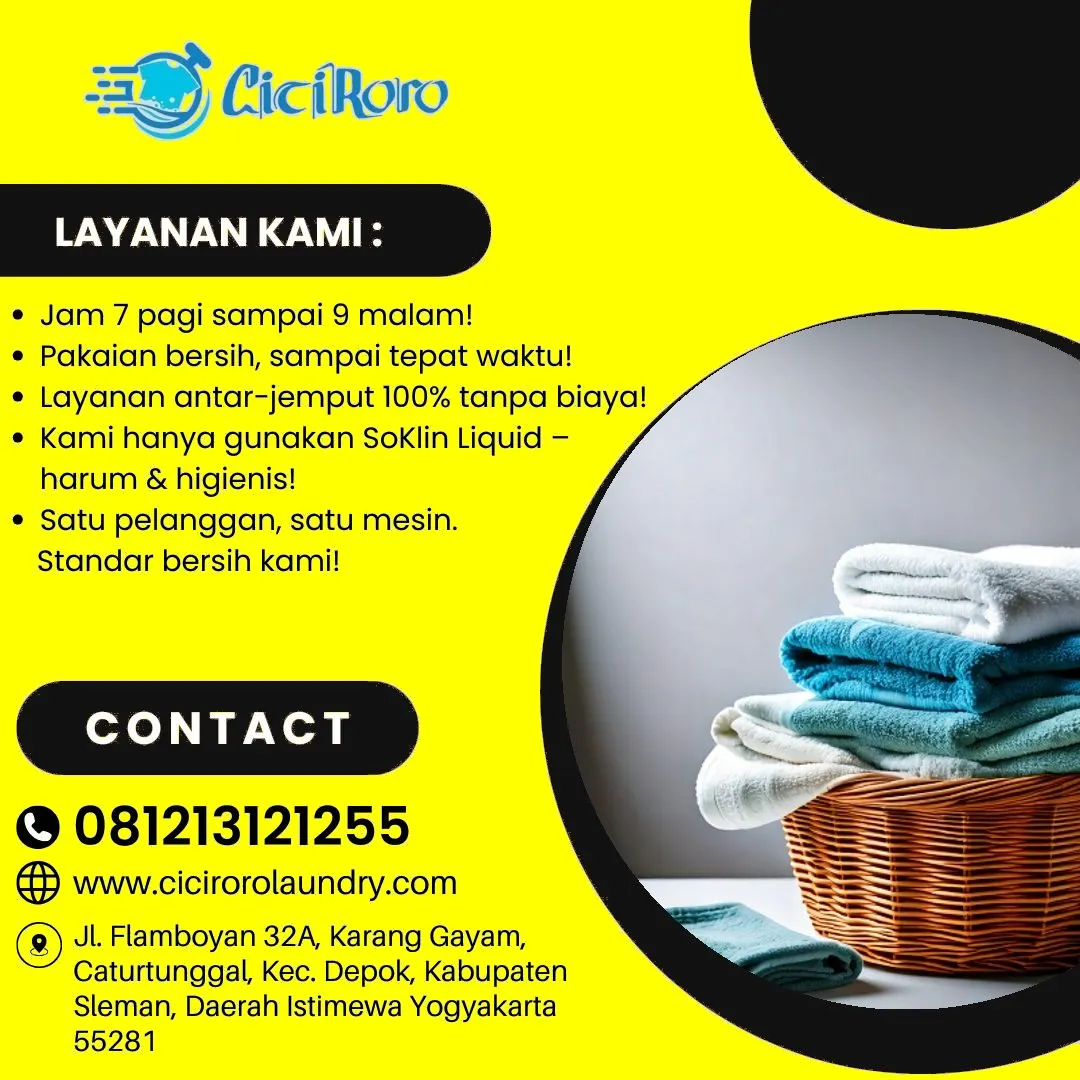 Jasa Laundry Kiloan Caturtunggal Sleman