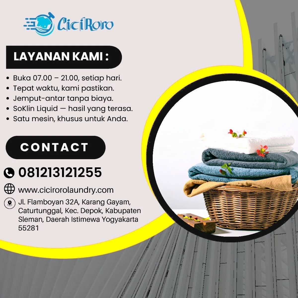 Laundry 2 Jam Dekat Condongcatur Jogja