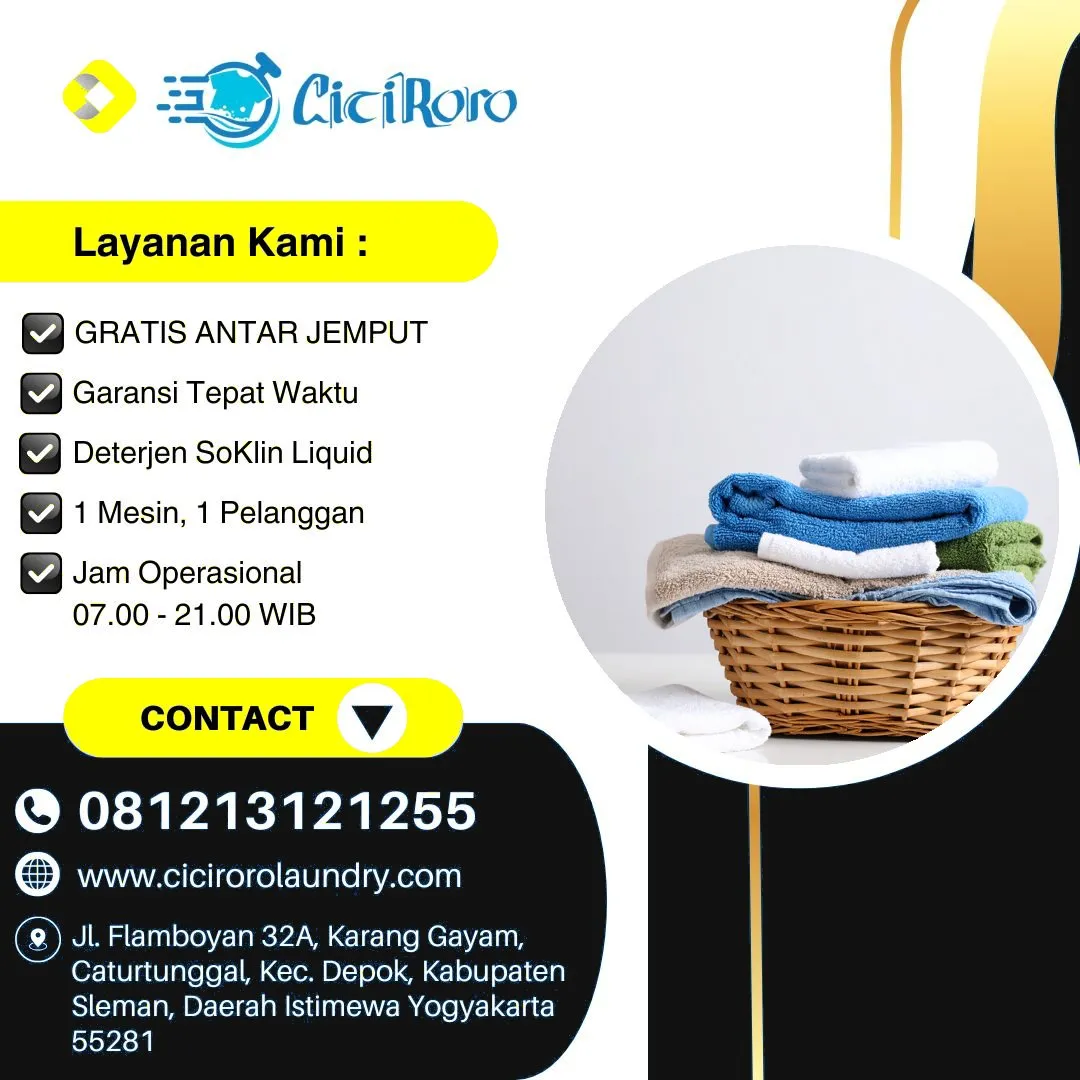 Laundry 2 Jam Dekat Jalan Kaliurang Jogja