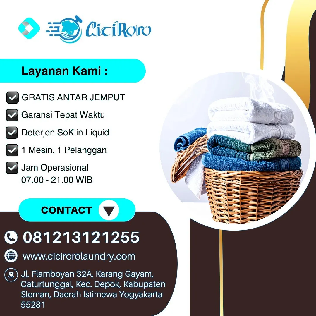 Laundry 2 Jam Dekat Jalan Magelang Jogja