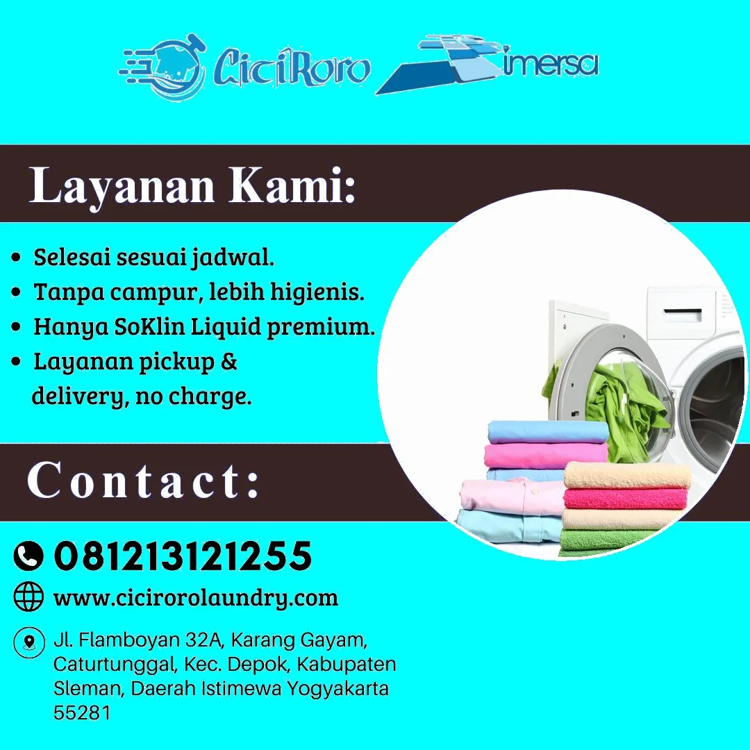 Laundry 2 Jam Dekat Jalan Ring Road Utara Jogja