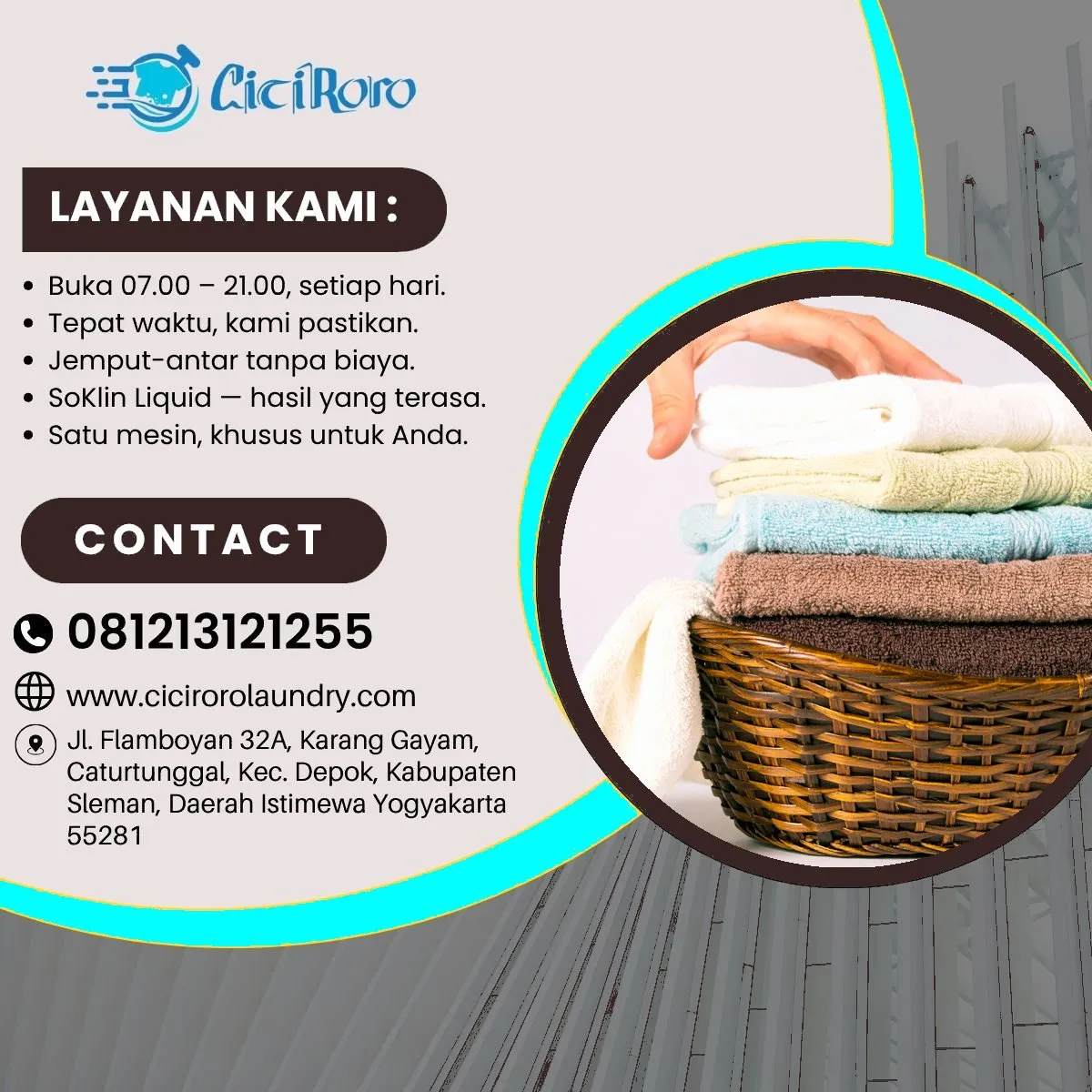 Laundry 2 Jam Dekat Jalan Wates Jogja