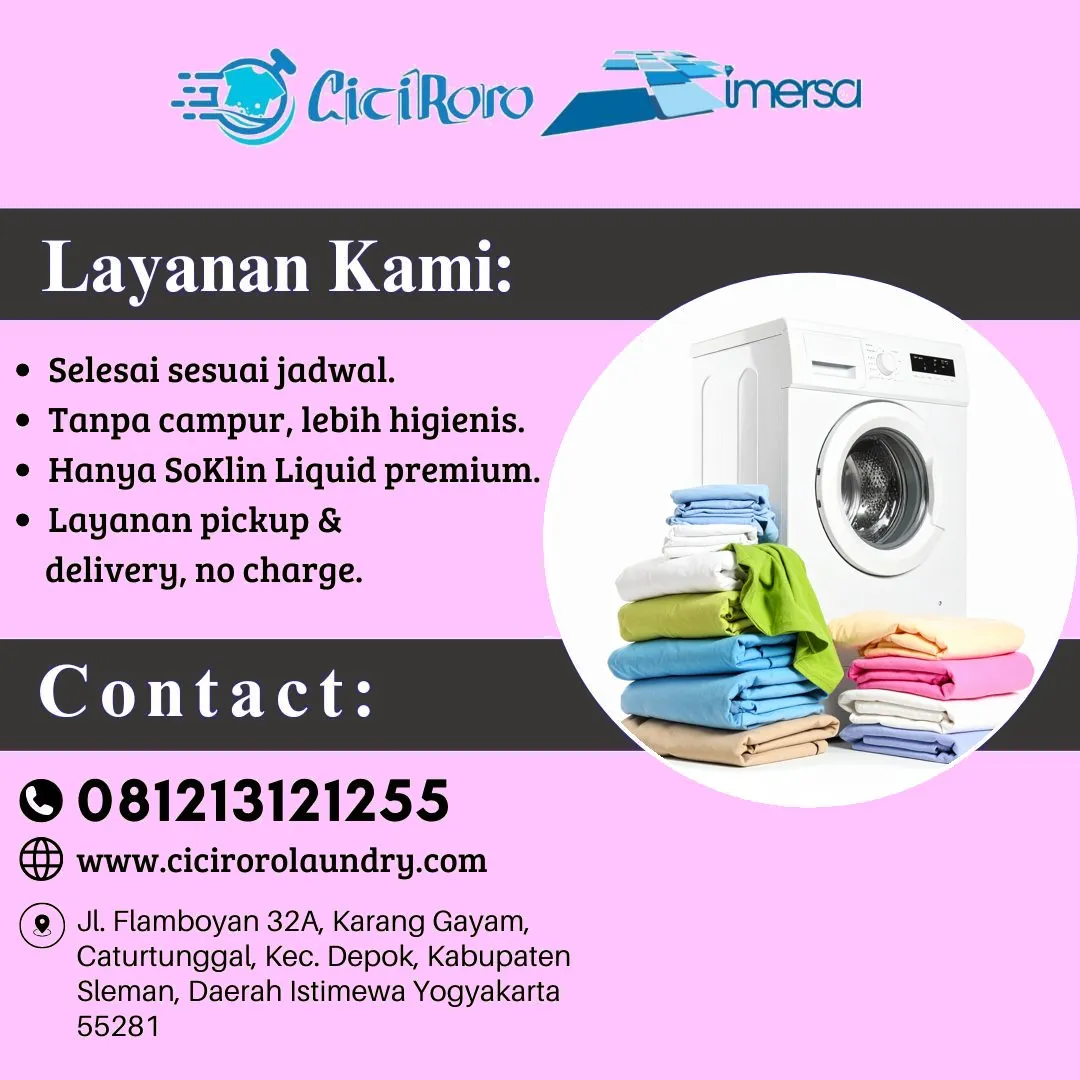 Laundry 2 Jam Dekat Kost Jogja