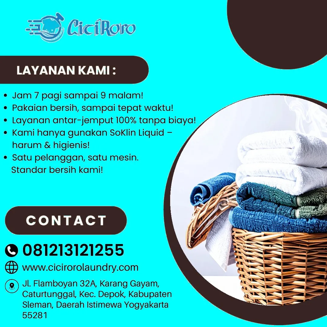 Laundry 2 Jam Dekat Perumahan Jogja