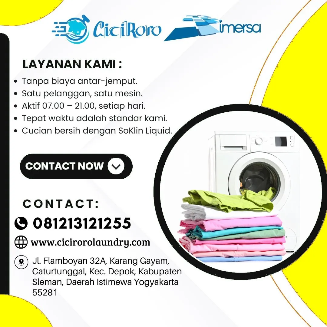 Laundry 2 Jam Dengan Layanan Antar Jemput Gratis Jogja