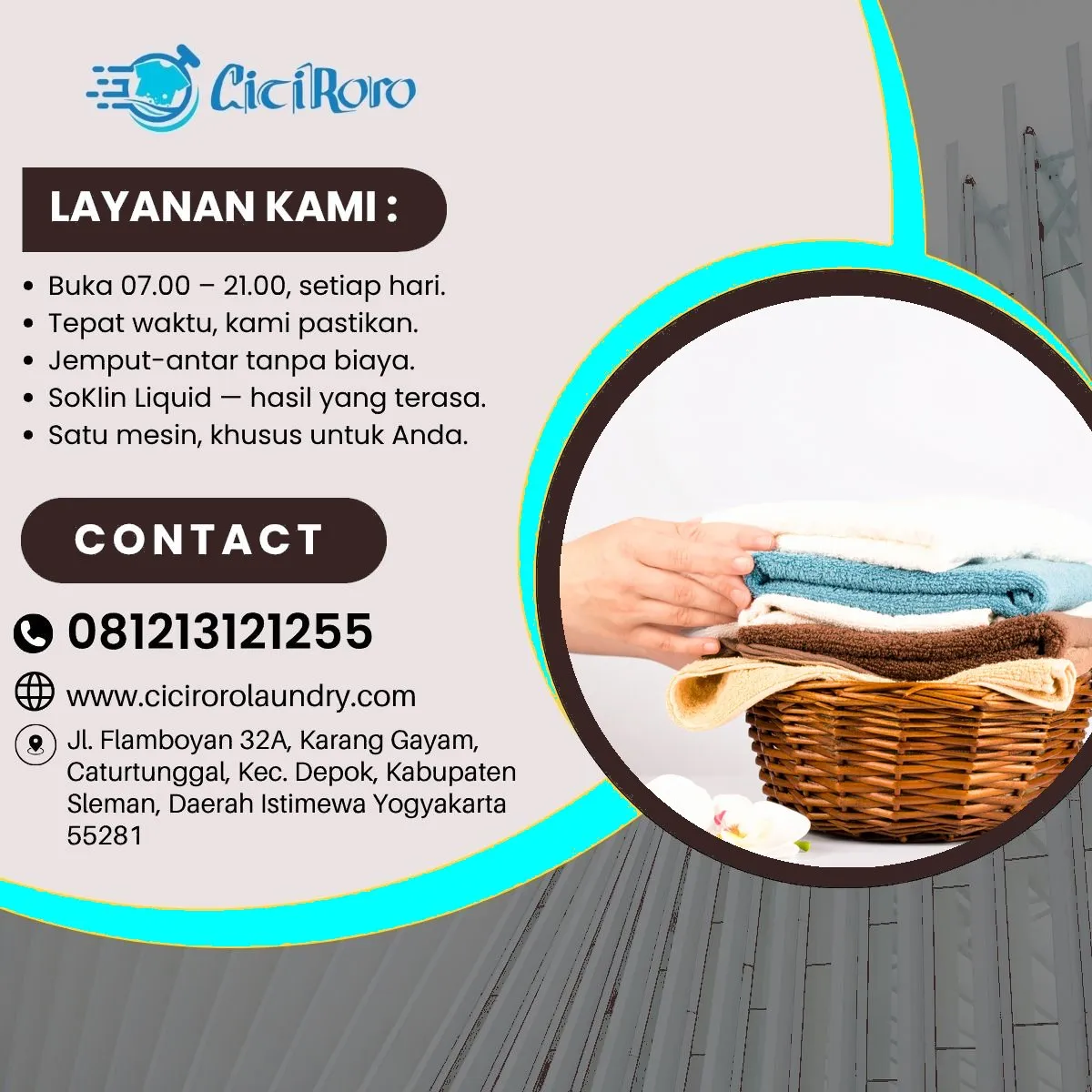 Laundry Dekat GOR Caturtunggal