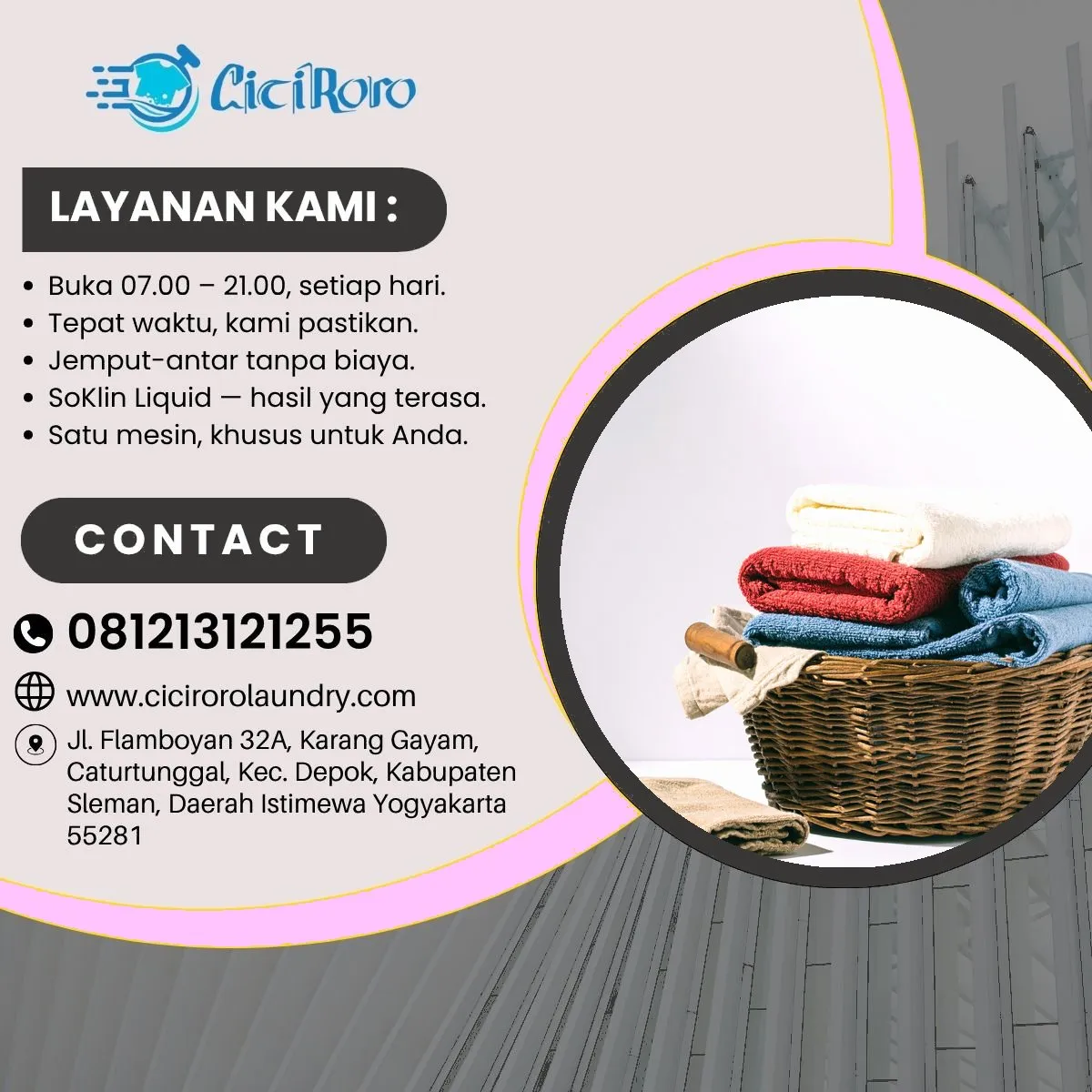 Layanan Laundry Vegan Friendly Depok